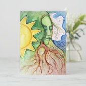 Invitation Mère Terre Déesse Gaia (Debout devant)