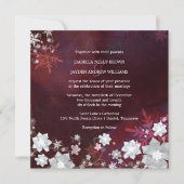 Invitation Merlot et Mariage blanc (Devant)