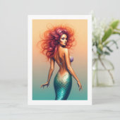 Invitation mermaid (Debout devant)