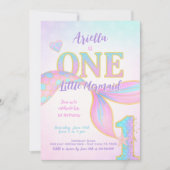 Invitation Mermaid 1er anniversaire (Devant)