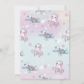 Invitation Mermaid 1er Anniversaire ONE der The Sea Party (Dos)