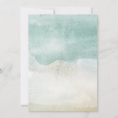 Invitation Mermaid 1er fête d'anniversaire (Dos)