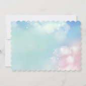 Invitation Mermaid 1ère photo Oneder Ocean anniversaire (Dos)