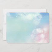 Invitation Mermaid 1ère photo sous la mer anniversaire (Dos)