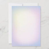 Invitation Mermaid 3e anniversaire sous la fête de la mer (Dos)