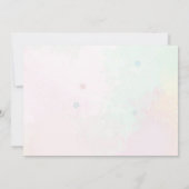 Invitation Mermaid 7e anniversaire Mermaid Party Photo (Dos)