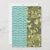 Invitation Mermaid & Army Boy Girl Birthday Shared Party (Dos)