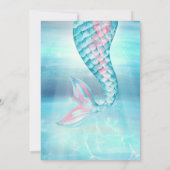 Invitation Mermaid Bash Anniversaire (Dos)