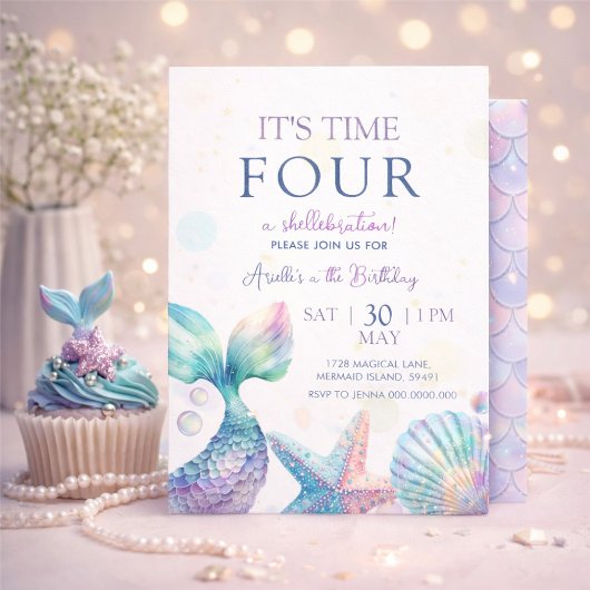 Invitation Mermaid Birthday