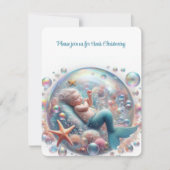 Invitation Mermaid Christening (Devant)