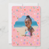 Invitation Mermaid Dive En Cinq Anniversaire Photo (Dos)