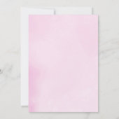 Invitation Mermaid et Unicorne or rose turquoise anniversaire (Dos)