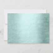 Invitation Mermaid Luxe | Seafoam Mint Green Aqua Graduation (Dos)