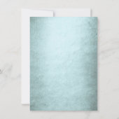 Invitation Mermaid Luxe | Seafoam Mint Green Luster Anniversa (Dos)