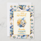 Invitation Mermaid magique 1er anniversaire (Devant)