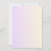 Invitation Mermaid magique sous la mer fille fête d'anniversa (Dos)