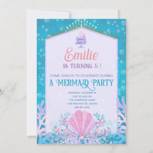 Invitation Mermaid Party
