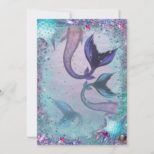 Invitation Mermaid Party (Dos)