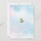 Invitation Mermaid Photo 1er 2e 3e 4e anniversaire (Dos)