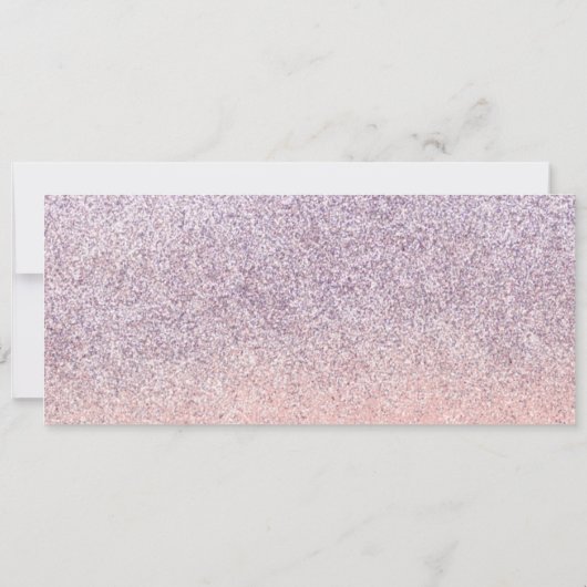 Invitation Mermaid Pool Faux Parties scintillant Anniversaire (Dos)