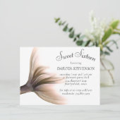 Invitation Mermaid Posh | Dusty Terracotta Peach Anniversaire (Debout devant)