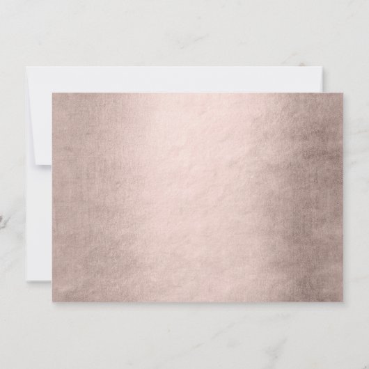 Invitation Mermaid Posh | Dusty Terracotta Peach Anniversaire (Dos)