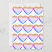 Invitation Mermaid Princess Balloon 1er anniversaire (Dos)