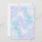 Invitation Mermaid Queue bébé Baby shower fille (Dos)