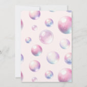 Invitation Mermaid Queue sous la mer Girl Anniversaire (Dos)