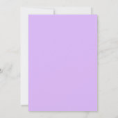 Invitation Mermaid Queue sous la mer rose or Anniversaire (Dos)
