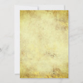 Invitation Mermaid Quinceañera en pierre Turquoise et or (Dos)