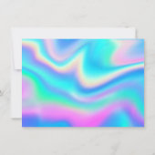 Invitation Mermaid Sea Life | Fête d'anniversaire avec âge pe (Dos)