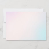 Invitation Mermaid Summer Pool 1ère fête d'anniversaire Photo (Dos)