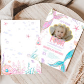 Invitation Mermaid Tail fête d'anniversaire