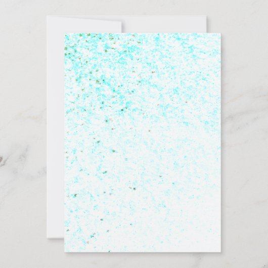 Invitation Mermaid Tail Iridescente Parties scintillant Mer 1 (Dos)