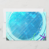 Invitation Mermaid Tail Magic Under the Sea Sweet 16 Annivers (Dos)