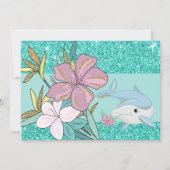 Invitation Mermaid Under the Sea 2 Anniversaire de l'invitati (Dos)