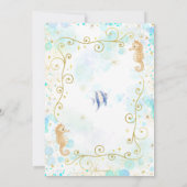 Invitation Mermaid Under the Sea Birthday  (Dos)
