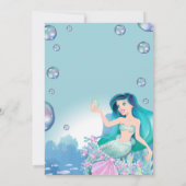 Invitation Mermaid Under The Sea Birthday Party (Dos)