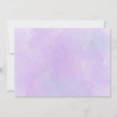 Invitation Mermaid Under the sea fête d'anniversaire merci (Dos)