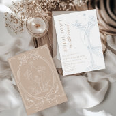 Invitation Mermaids & Martini Fête des mariées côtière