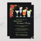 Invitation Merriest Holiday Cocktail Party (Devant / Derrière)