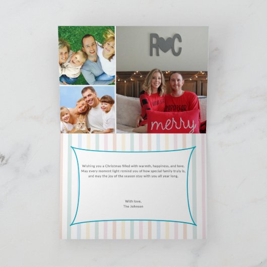 Invitation Merry & Bright Christmas Photo (Intérieur)