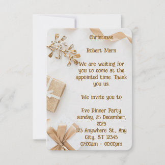 Invitation Merry & Bright, Together Tonight