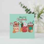 Invitation Merry Christmas (Debout devant)