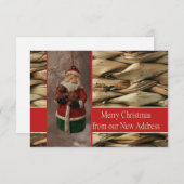 Invitation Merry Christmas from New Address (Devant / Derrière)