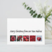 Invitation Merry Christmas from New Address (Debout devant)