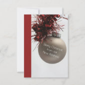 Invitation Merry Christmas from New Address (Devant)