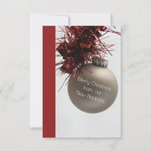 Invitation Merry Christmas from New Address