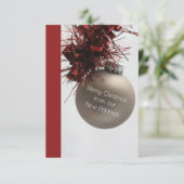 Invitation Merry Christmas from New Address (Debout devant)